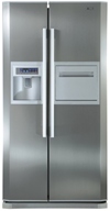 CDA PC 65 SC AMERICAN STYLE SIDE BY SIDE FRIDGE FREEZER. CHOICE OF COLOURS
