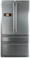 CDA PC 85 SS SIDE BY SIDE FRIDGE FREEZER WITH PULL OUT FREEZER DRAWERS.