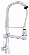 CDA TM 4 CH CONTEMPORARY SINGLE LEVER TAP WITH PULL OUT SPRAY
